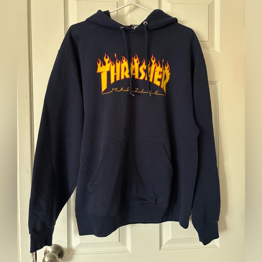 Large thrasher hoodie